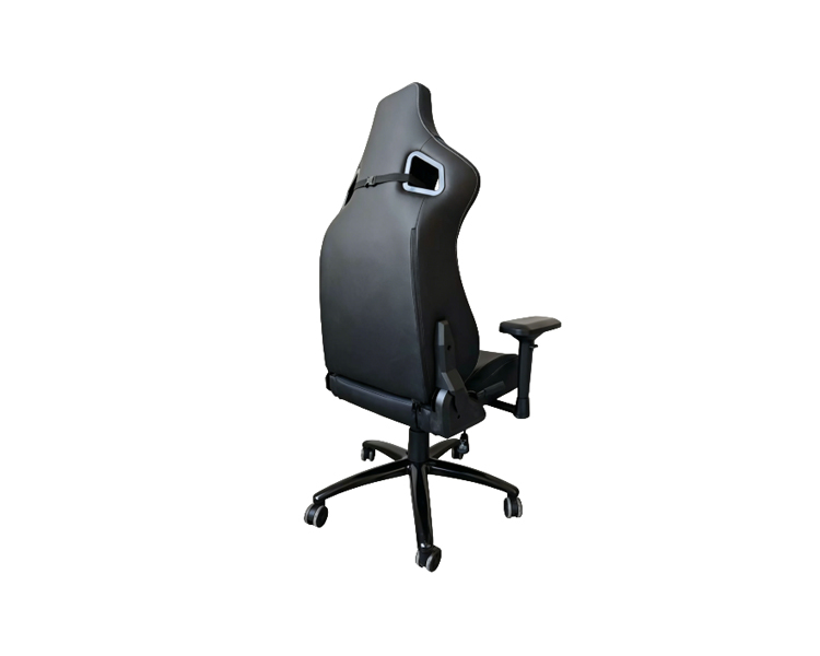 Gaming Chair: Vertex Predator Gaming Chair Black Car Leather